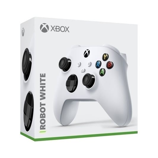 Xbox Core Wireless Gaming Controller – Robot White– Xbox Series X|S, Xbox One, Windows PC, Android, and iOS