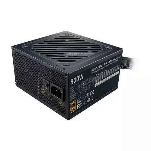 Fuente de Poder Cooler Master G800 80 PLUS Gold, 24-pin ATX, 120mm, 800W