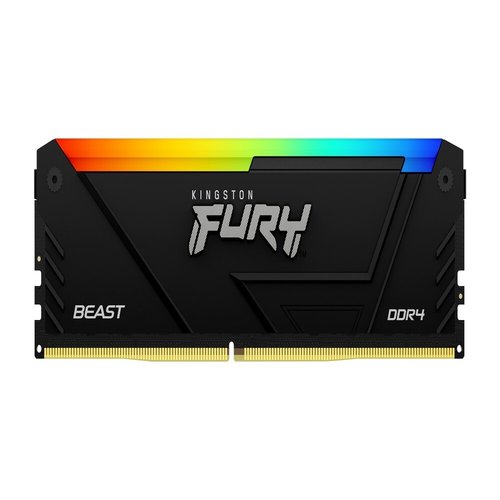 Memoria RAM Kingston FURY Beast RGB DDR4 DDR4, 3600MHz, 16GB, CL18, XMP