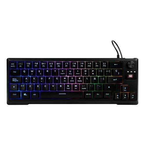 Teclado Gamer Vorago Start The Game RGB, Alámbrico, Negro (Español)