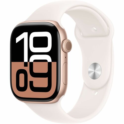 Apple Smartwatch Series 10, OLED, iOS, Oro Rosa - Resistente al Agua/Polvo/Golpes