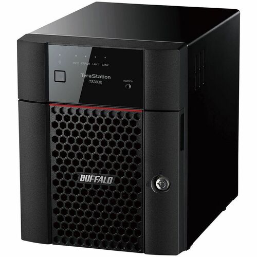 Buffalo TeraStation TS3430DN 4 x Total de compartimientos Sistema de almacenamiento SAN/NAS - 16TB HDD - 4 x 4TB Alpine AL524 Quad-core (4 Core) 2GHz - 2GB RAM - DDR4 SDRAM De Escritorio
