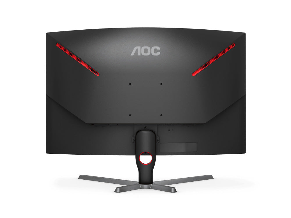 Monitor Gamer Curvo AOC C32G3E LED 31.5", 1920x1080 Full HD, FreeSync, 165Hz, HDMI/DisplayPort, Negro/Rojo