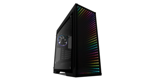 Gabinete Game Factor CSG601, Full Tower, ATX/EATX/Micro-ATX/Mini-ITX, USB 2.0/3.0, sin Fuente, sin Ventiladores Instalados, Negro