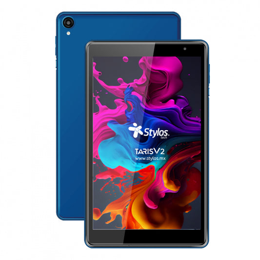 Tableta Stylos Taris V2 - 20.3CM (8") - Unisoc T310 QUAD-CORE (4 Núcleos)) - 2GB - 32GB Almacenamiento - Android 11 - Azul - Cortex A75 SINGLE-CORE (1 Core) 1.80GHZ + Cortex A55 TRIPLE-CORE (3