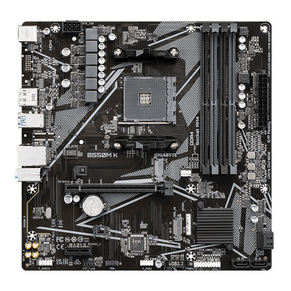 Tarjeta Madre Gigabyte B550M K (rev. 1.0), Micro-ATX, Socket AM4, AMD B550, 128GB DDR4, HDMI/DP para AMD