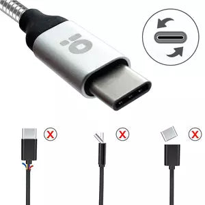Cable USB BRobotix 180501 | Tipo C a USB Tipo A, 1.0m, V3.0