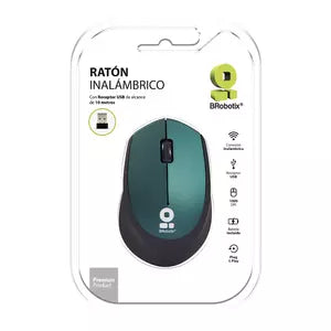 Mouse Inalambrico con Baterias Olivo