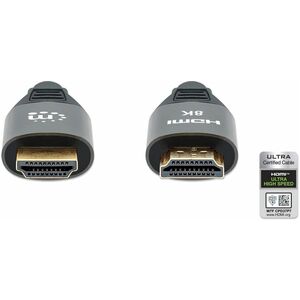 Cable HDMI 2.1 Intellinet 355933 | Textil, 1.0m, 8K 60Hz