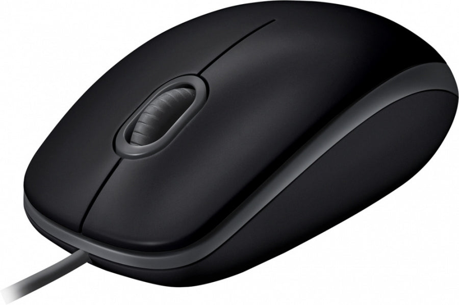 Mouse Logitech M110 - USB Tipo a - Óptico - 3 Botón(es) - Negro - Cable - 1000 Dpi - Rueda de Desplazamiento - Simétrico