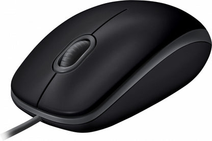 Mouse Logitech M110 - USB Tipo a - Óptico - 3 Botón(es) - Negro - Cable - 1000 Dpi - Rueda de Desplazamiento - Simétrico