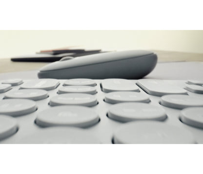 Mouse Logitech Pebble 2 M350s - Bluetooth - USB - Óptico - Grafito - Inalámbrico - 10m - 4000 Dpi - Rueda de Desplazamiento - Simétrico - 1 X Aa Battery Supported