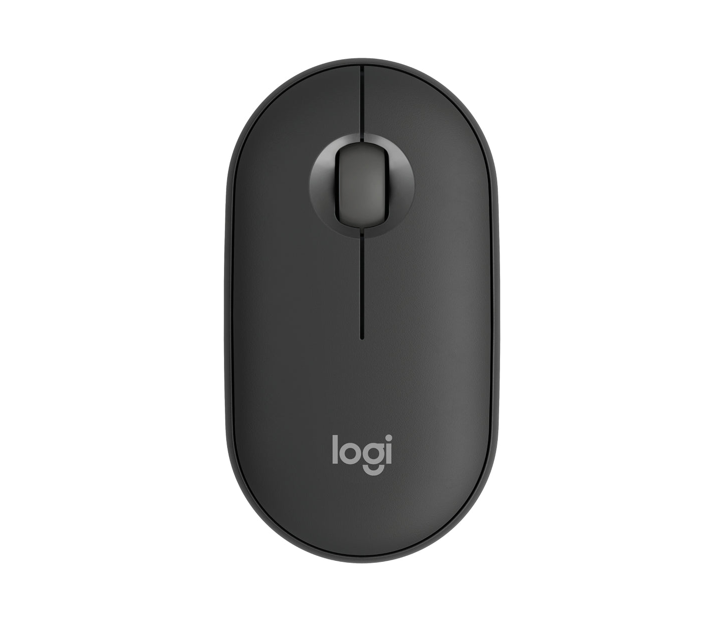 Mouse Logitech Pebble 2 M350s - Bluetooth - USB - Óptico - Grafito - Inalámbrico - 10m - 4000 Dpi - Rueda de Desplazamiento - Simétrico - 1 X Aa Battery Supported