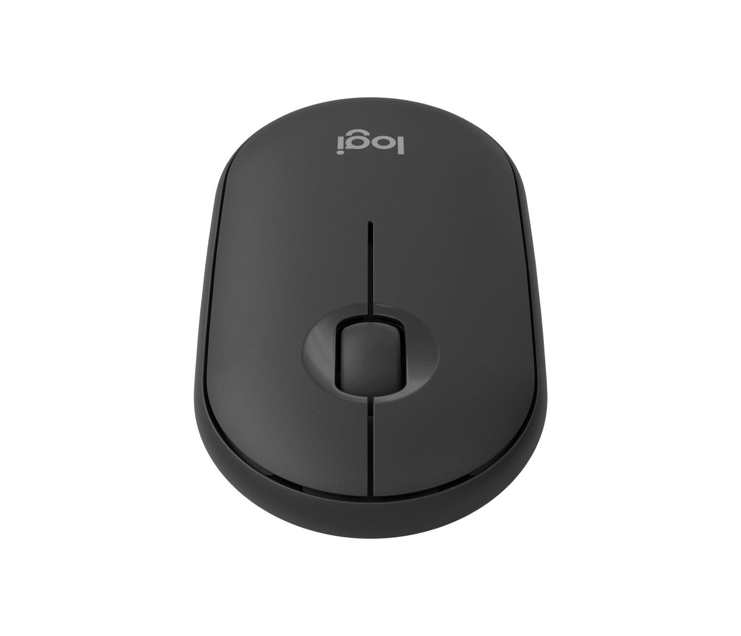 Mouse Logitech Pebble 2 M350s - Bluetooth - USB - Óptico - Grafito - Inalámbrico - 10m - 4000 Dpi - Rueda de Desplazamiento - Simétrico - 1 X Aa Battery Supported