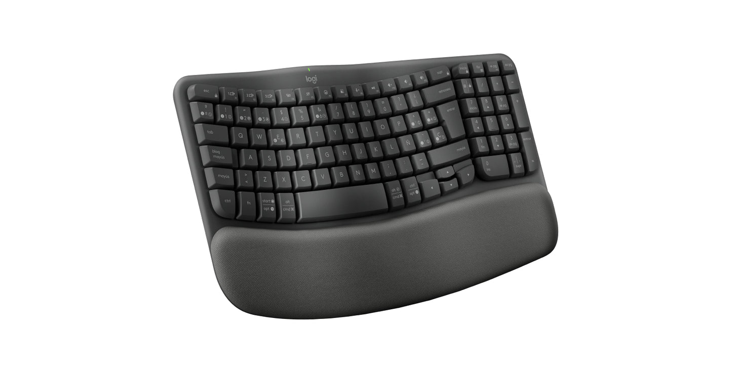 Teclado Inalámbrico Logitech Wave Keys 920-012278 | Bluetooth, Conectividad USB, Español
