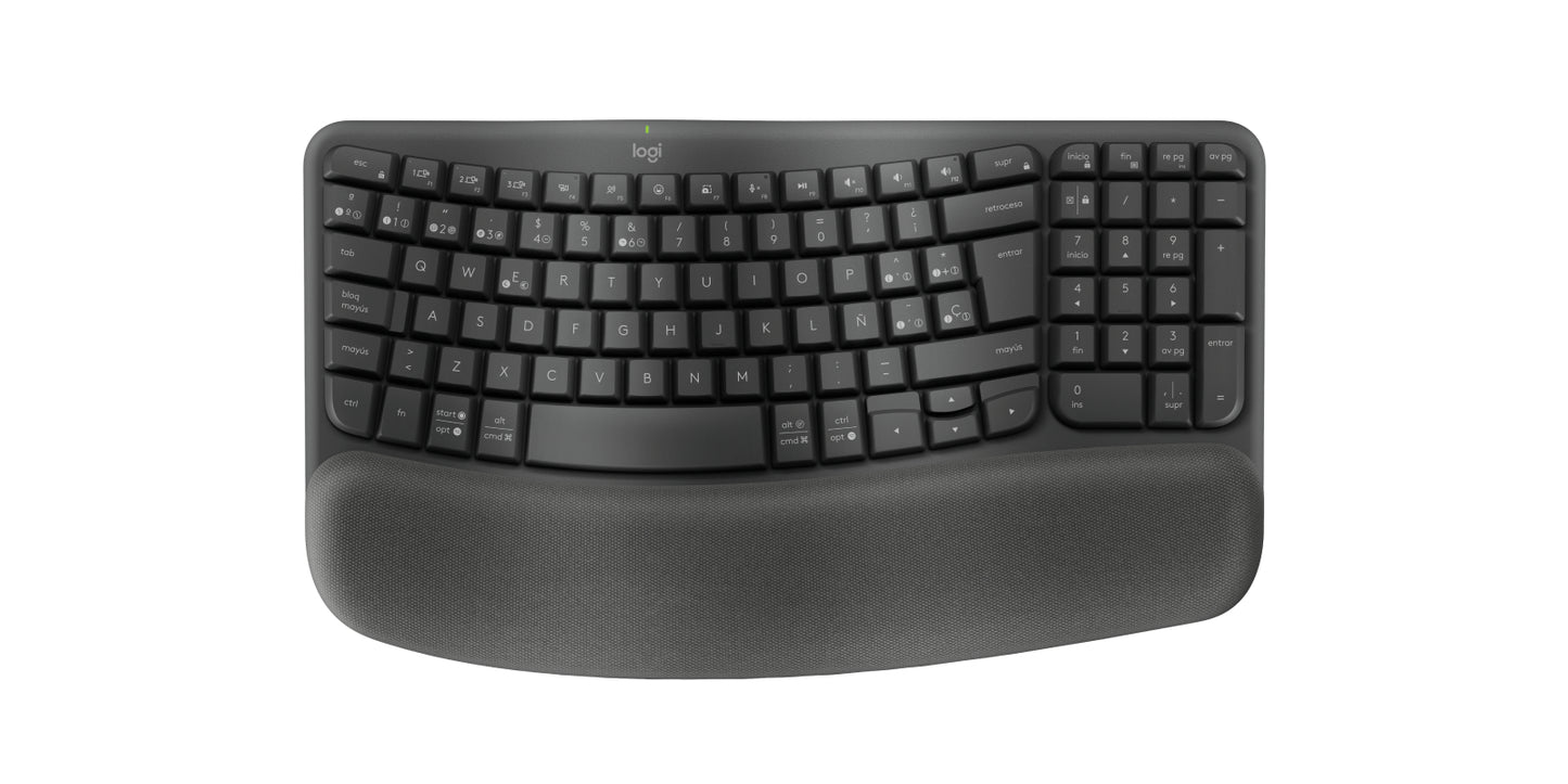 Teclado Inalámbrico Logitech Wave Keys 920-012278 | Bluetooth, Conectividad USB, Español