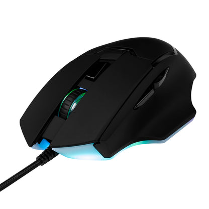 Ratón Gamer Game Factor MO-504 | Óptico, 6400 DPI, 6 Botones