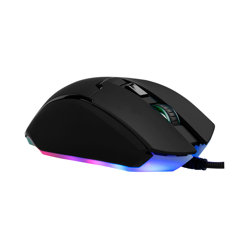 Ratón Gamer Game Factor MO-504 | Óptico, 6400 DPI, 6 Botones