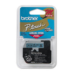 Cinta para Etiquetas Brother M521 | 9.40MM Ancho, Térmica Azul