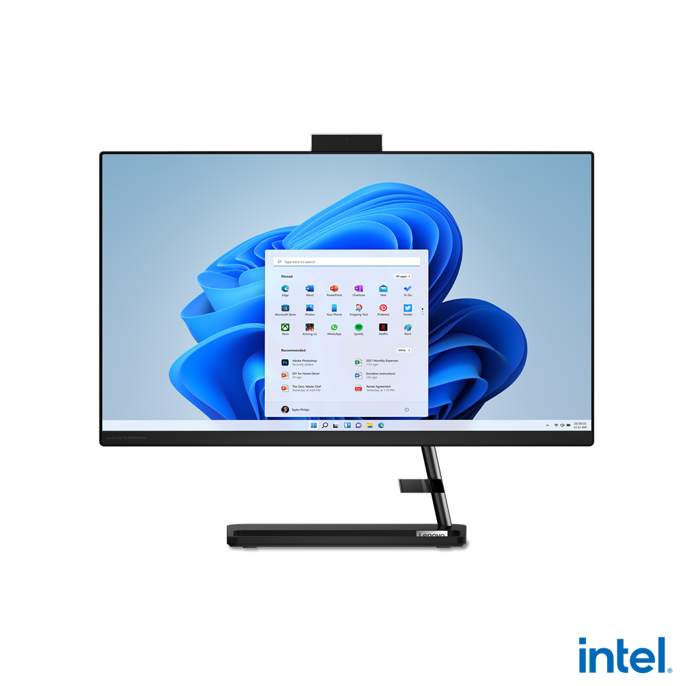 Lenovo Ideacentre 3 24iap7 F0gh011bld Computadora Todo en Uno - Intel Celeron 7305 - 8GB - 1TB HDD - 256GB SSD - 60.5CM (23.8") Full HD - de Escritorio - Negro - Intel Chip - 1920 X 1080 - Windows 11