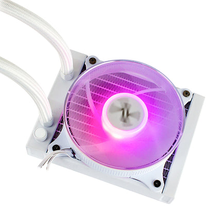 Enfriamiento Liquido Xzeal Xz-409/1fanx120mm/argb/intel/amd/800-2200 Rpm/blanco