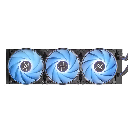 Enfriamiento Líquido Xzeal XZCO411B | 3 Ventiladores 120mm, 800-2200 RPM, ARGB