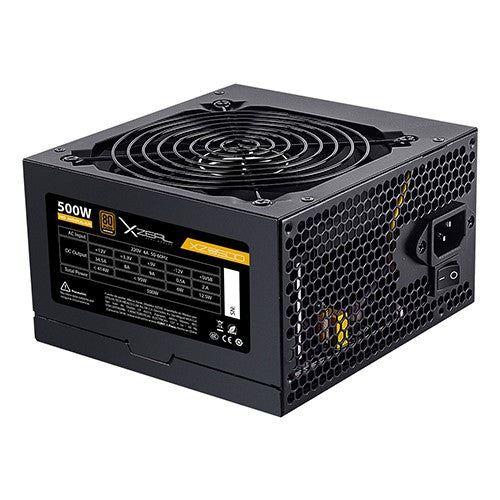 Fuente de Poder Xzeal Xz500 Atx/500w/80 Plus Bronze/no Modular/negro