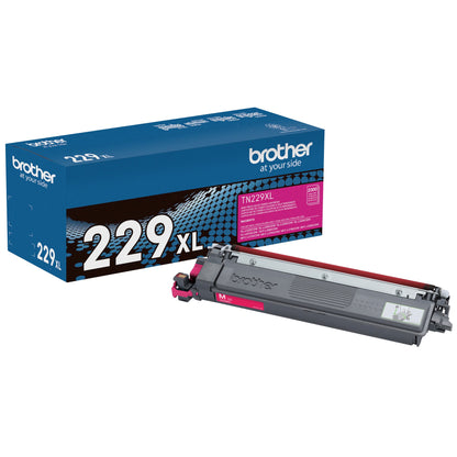 Cartucho de Tóner Brother TN229XLM | Alto Rendimiento, Color Magenta