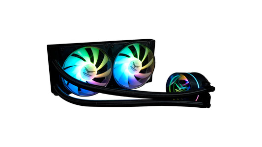 Enfriamiento Líquido Naceb NA-0630 | ARGB, 240MM con 2 Ventiladores
