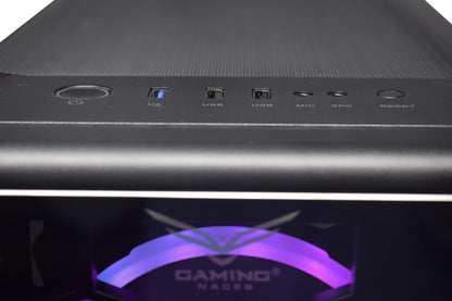 Gabinete Naceb Hydra Cristal Templad RGB Full Tower Atx USB 3.0