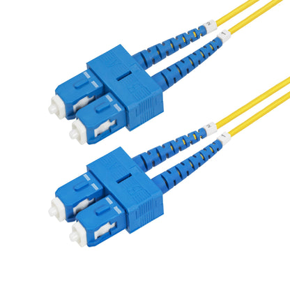 Cable de Fibra Óptica StarTech.com SMDOS2SCSC2M | Dúplex SC a SC, 2m, Monomodo 9/125µm