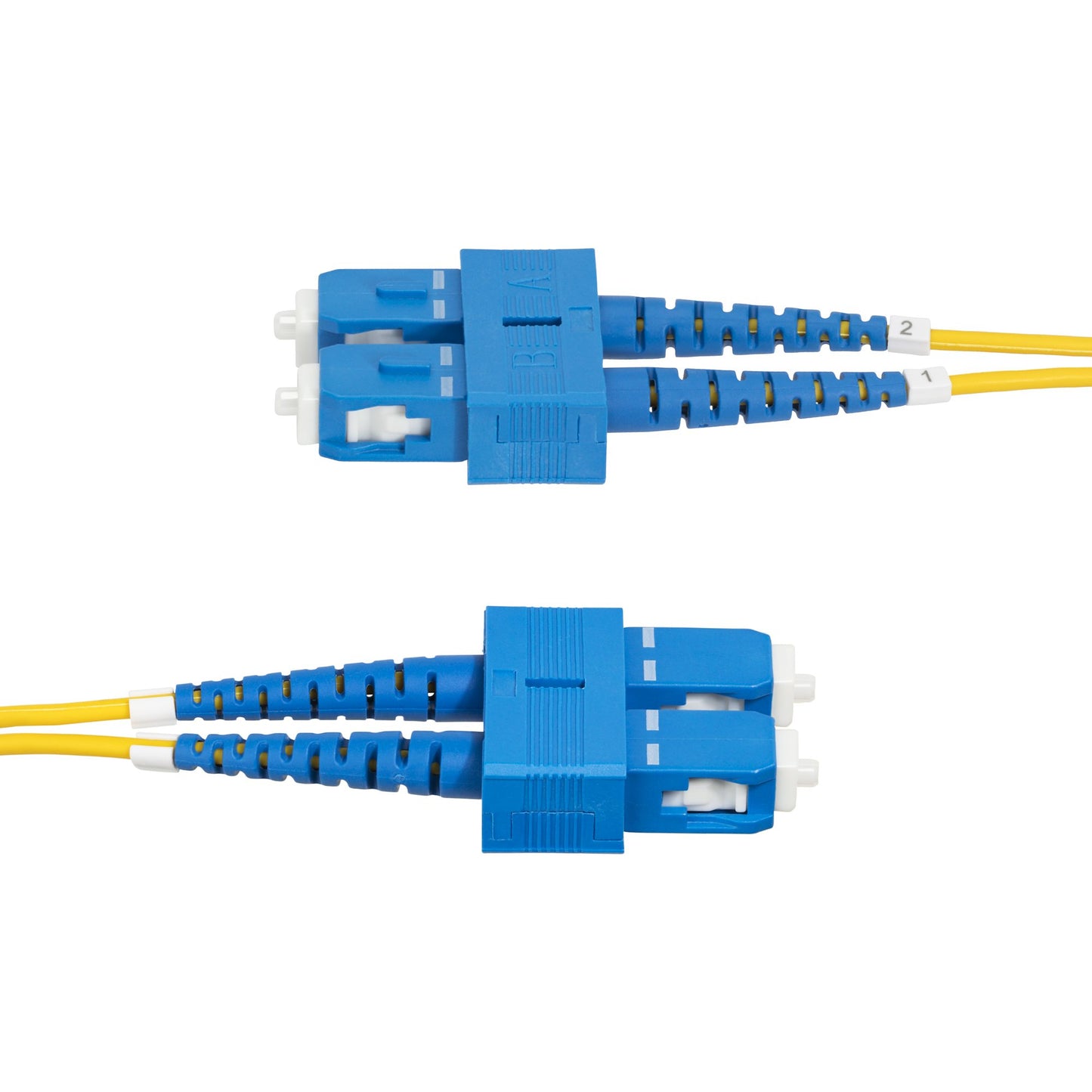 Cable de Fibra Óptica StarTech.com SMDOS2SCSC2M | Dúplex SC a SC, 2m, Monomodo 9/125µm