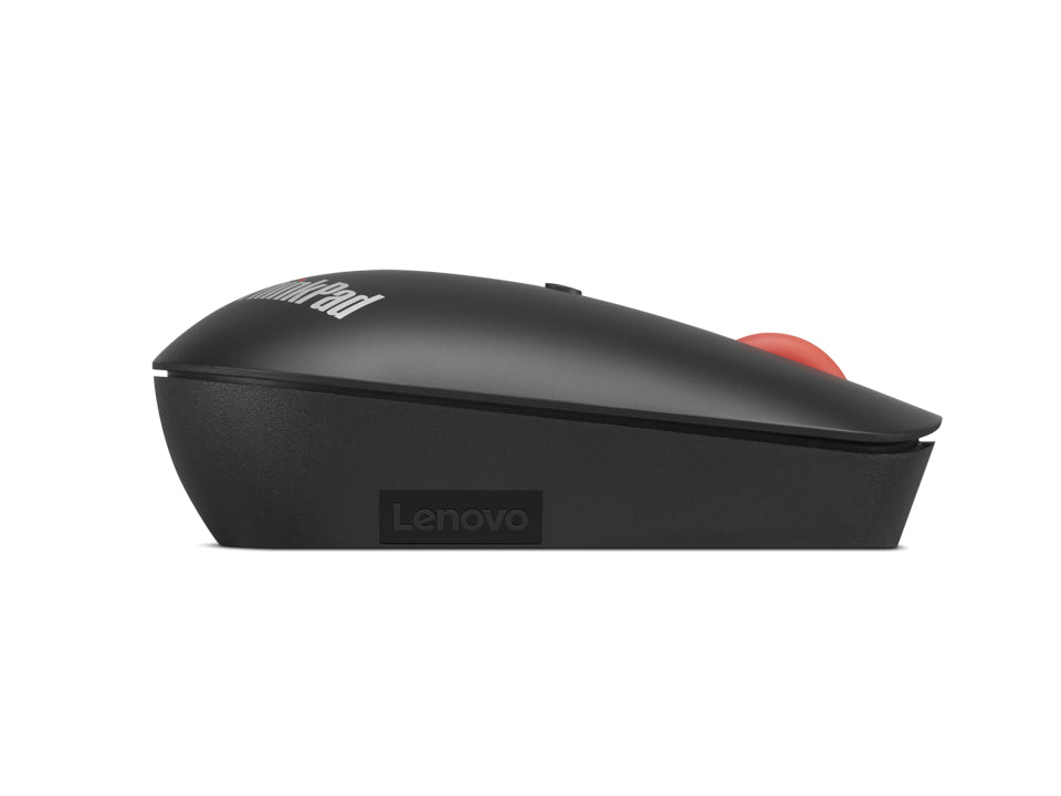Mouse Lenovo Thinkpad - Radiofrecuencia - USB Tipo C - Óptico Azul - 6 Botón(es) - Negro - Inalámbrico - 2.40GHZ - 2400 Dpi - Rueda Inclinable - Simétrico