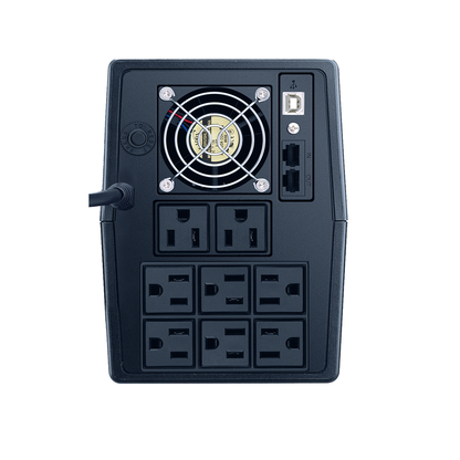 Vica Optima 1500, NO-BREAK con Regulador Integrado, Capacidad 1500va / 900w, Certificado Nom, Indicadores Led, Software de Monitoreo, 8 Tomas Reguladas y Respaldadas, 3 Años de Garantía en Equipo y 2