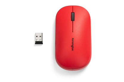 Mouse Kensington Suretrack Travel - Frecuencia Bluetooth/radio - USB 3.0 Typo a - Óptico - 3 Botón(es) - Rojo - 1 Caja - Inalámbrico - 10m - 2.40GHZ - 4000 Dpi - Rueda de Desplazamiento - Simétrico -