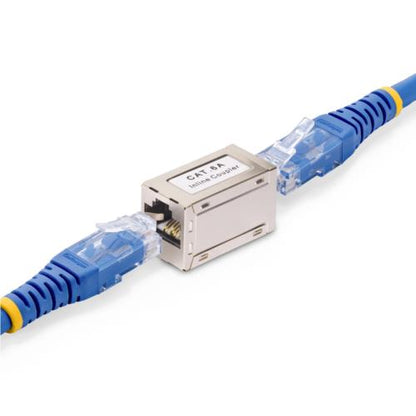Adaptador de Red StarTech.com IN-CAT6A-COUPLER-S1 | Conectores de Oro, Contactos de Oro