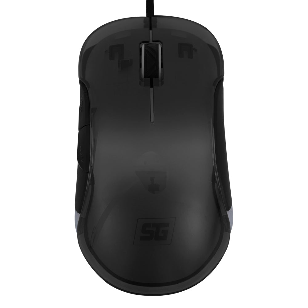 Vorago MO-505 Ratón de Juego - USB - Óptico - Negro - Cable - 12800 Dpi