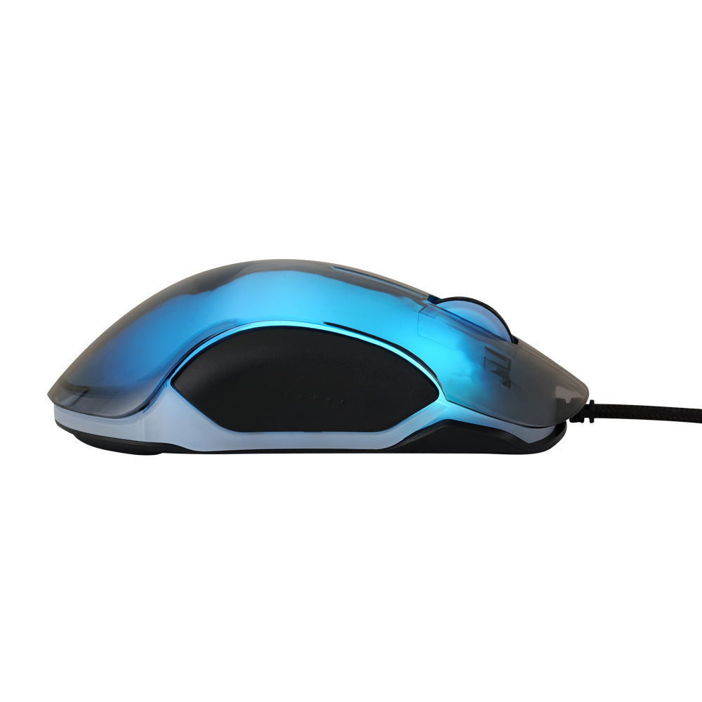 Vorago MO-505 Ratón de Juego - USB - Óptico - Negro - Cable - 12800 Dpi