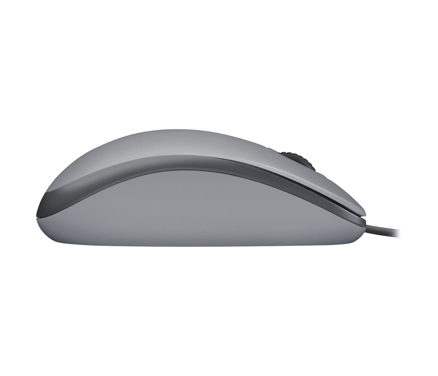 Mouse Logitech M110 - USB Tipo a - Óptico - 3 Botón(es) - Gris Medio - Cable - 1000 Dpi - Rueda de Desplazamiento - Simétrico