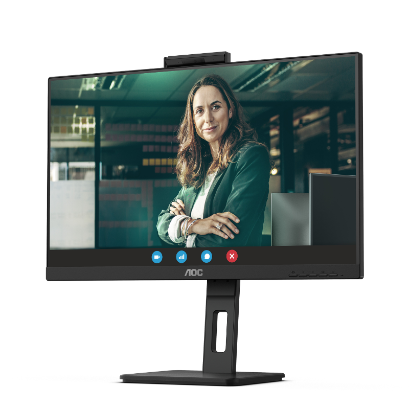 Monitor LCD Aoc Q27p3cw 27" (68.6cm) Class Cámara Web UW-UXGA - 16:9 - Negro Texturado - 27" (68.6cm) Viewable - Tecnología Conmutación en el Mismo Plano (in-plane Switching, Ips) - Wled