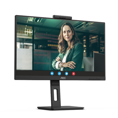 Monitor LCD Aoc Q27p3cw 27" (68.6cm) Class Cámara Web UW-UXGA - 16:9 - Negro Texturado - 27" (68.6cm) Viewable - Tecnología Conmutación en el Mismo Plano (in-plane Switching, Ips) - Wled