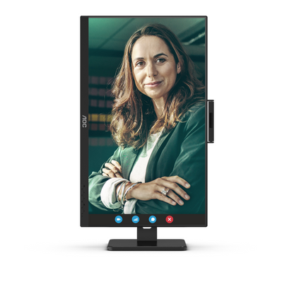 Monitor LCD Aoc Q27p3cw 27" (68.6cm) Class Cámara Web UW-UXGA - 16:9 - Negro Texturado - 27" (68.6cm) Viewable - Tecnología Conmutación en el Mismo Plano (in-plane Switching, Ips) - Wled