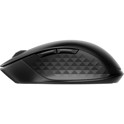 Mouse Inalámbrico Hp 435, Bluetooth® 5.0  y Wireless 2.4ghz, Hasta 4000 Ppp, 4 Botones Programables, Compatible Conmicrosoft Windows®  Macos®  Chromeos; Color Negro, 77 % de Plástico Reciclado