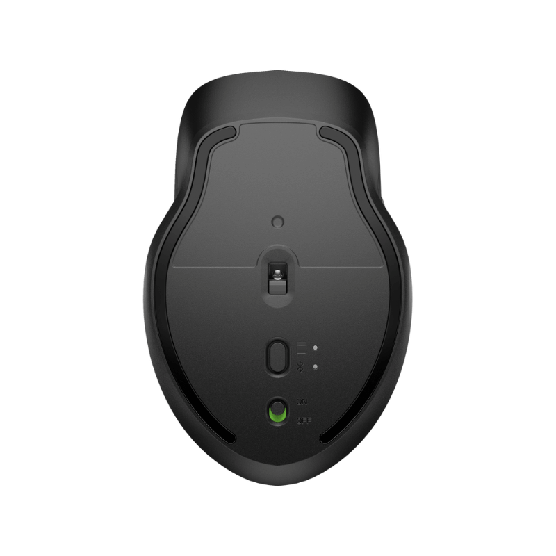 Mouse Inalámbrico Hp 435, Bluetooth® 5.0  y Wireless 2.4ghz, Hasta 4000 Ppp, 4 Botones Programables, Compatible Conmicrosoft Windows®  Macos®  Chromeos; Color Negro, 77 % de Plástico Reciclado