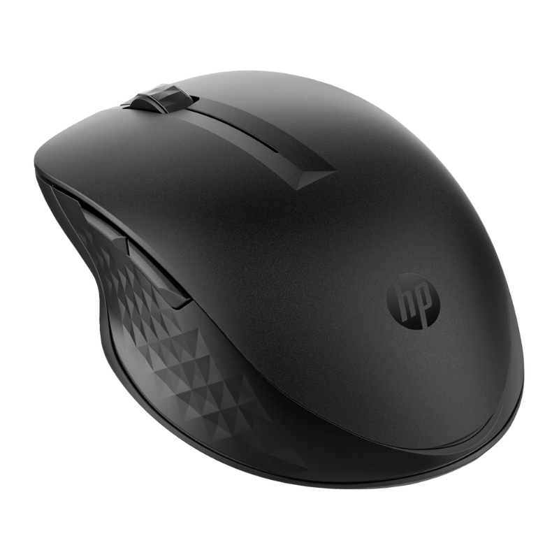 Mouse Inalámbrico Hp 435, Bluetooth® 5.0  y Wireless 2.4ghz, Hasta 4000 Ppp, 4 Botones Programables, Compatible Conmicrosoft Windows®  Macos®  Chromeos; Color Negro, 77 % de Plástico Reciclado
