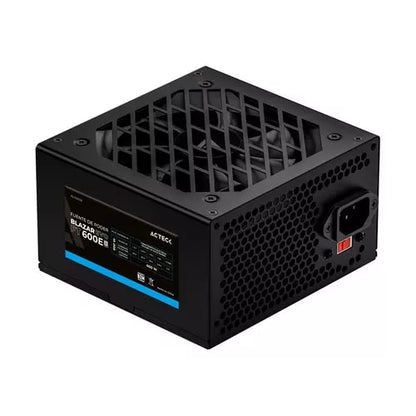 Fuente de Poder Acteck ATX Blazar Evo FT600E / 600W / 1xATX 20+4 + 1xATX12V 4+4 + 2xSATA + 2xMolex / 1xPCIe 6+2 / Advanced Negro