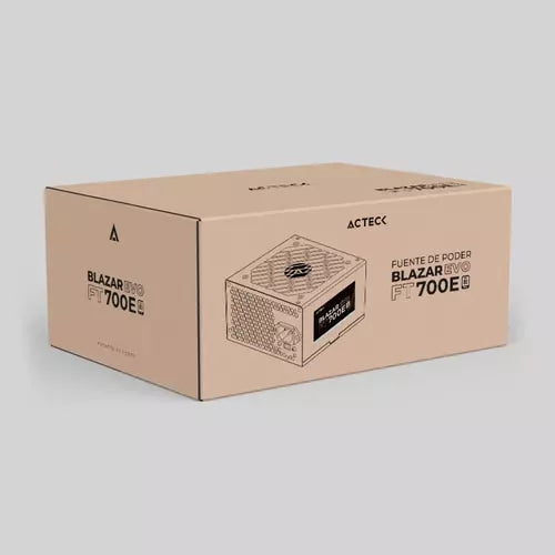 Fuente de Poder Acteck Blazar Evo FT700E, 24-pin ATX, 120mm, 700W