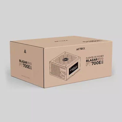 Fuente de Poder Acteck Blazar Evo FT700E, 24-pin ATX, 120mm, 700W