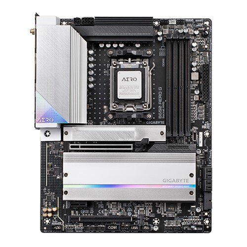 Tarjeta Madre Gigabyte B650 AERO G, ATX, Socket AM5, AMD B650, 192GB DDR5, HDMI/DP para AMD