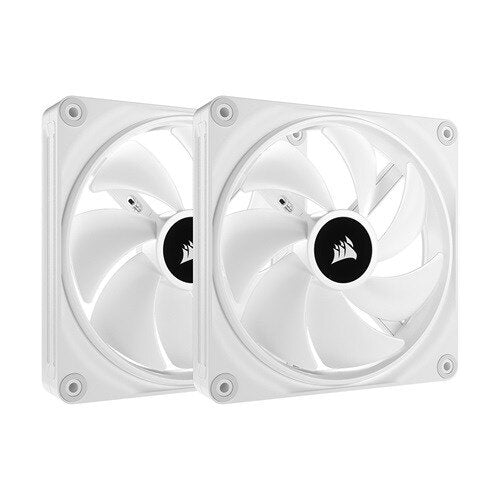 Ventilador Corsair iCUE LINK QX140 RGB, 2x 140mm, 2000RPM, RGB, Blanco